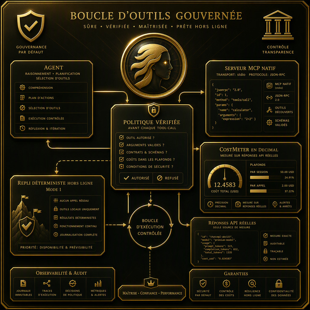 Boucle d'outils gouvernée