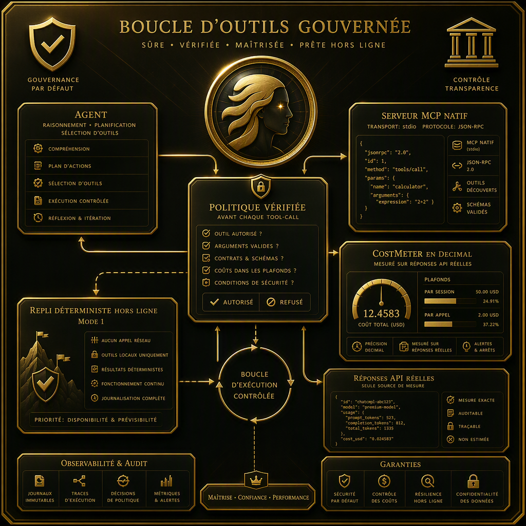 Boucle d'outils gouvernée